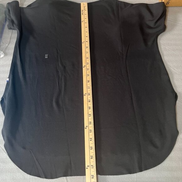 Kit And Ace Long Sleeve Shirt Womens Small Black Crew Neck Layer Top Wool - Picture 7 of 8